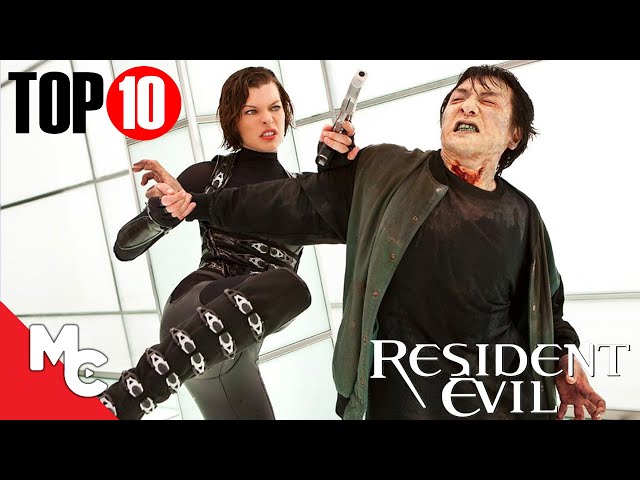 Top 10 Resident Evil Action Scenes | Milla Jovovich | Awesome Fight Scenes!