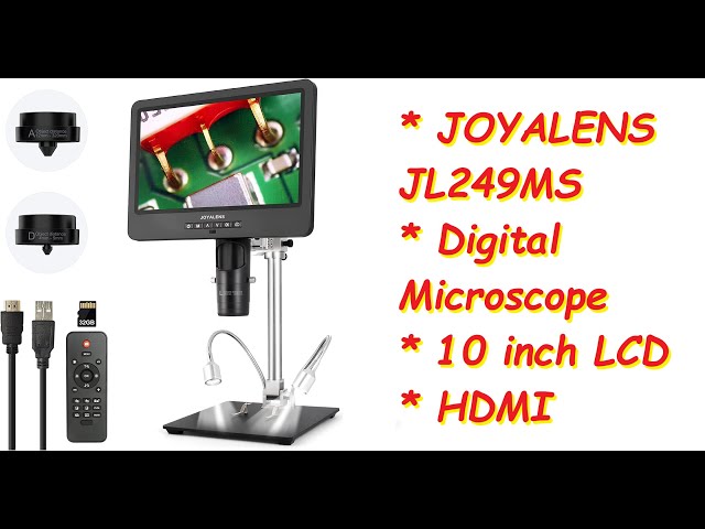 JOYALENS JL249MS 10 inch LCD Digital Microscope Review