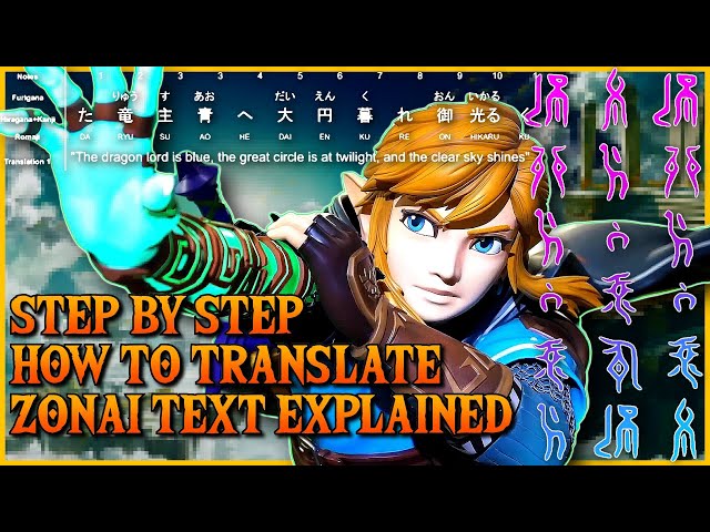 Zonai Symbols & Runes Translated & Explained With Cypher Zelda Tears of the Kingdom Details | Part 2