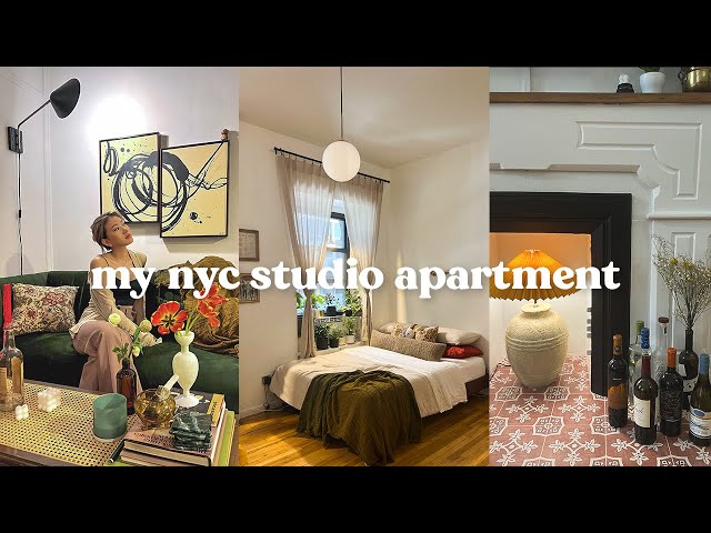 my nyc studio apartment tour | what $1600 gets you in manhattan