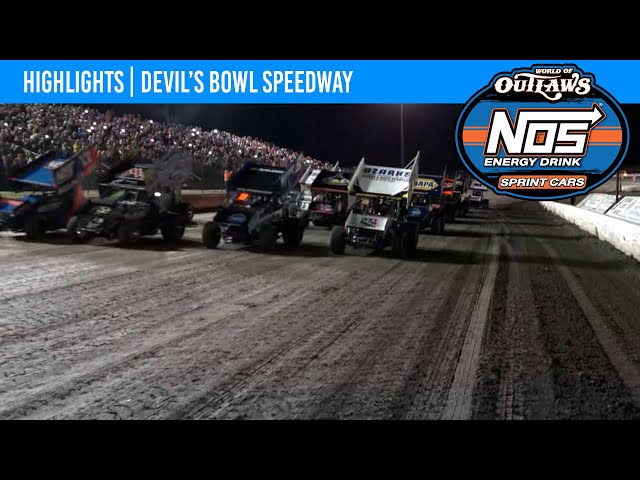 World of Outlaws NOS Energy Drink Sprint Cars Devil’s Bowl Speedway, October 30, 2021 | HIGHLIGHTS