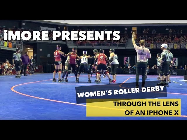 iPhone X Slow Motion Tests: Women's Roller Derby Championships!
