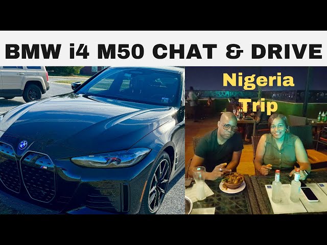 BMW i4 M50 in HEAVY RAIN | CHRISTMAS IN NIGERIA | #bmwi4 #bmwi4m50 #i4m50 @_deangels @cuebar_abuja