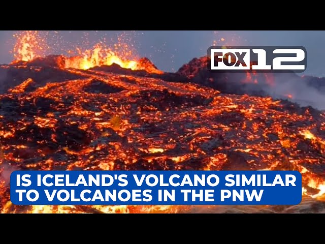 LIVE: How is Iceland's volcano like the volcanoes in the PNW