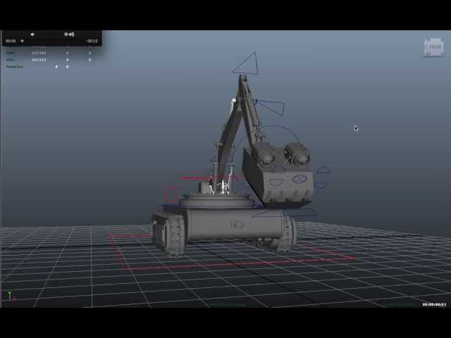 Mechanical Robot rig in Maya
