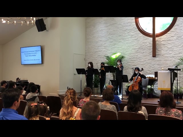 Easter Alleluia Medley performed by Piano Quintet(Hannah, Sharon, Irene, Annette, and Abby)