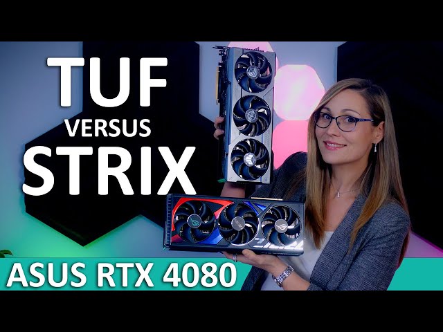 ASUS RTX 4080 Cards - ROG Strix vs TUF Gaming vs Founders Edition