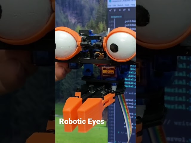 Robotic Eyes, 3D printing, Learn Robotics, Learn STEM for kids