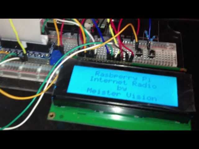 Raspberry Pi Internet Radio Tutorial (MPD + 20x4 LCD)