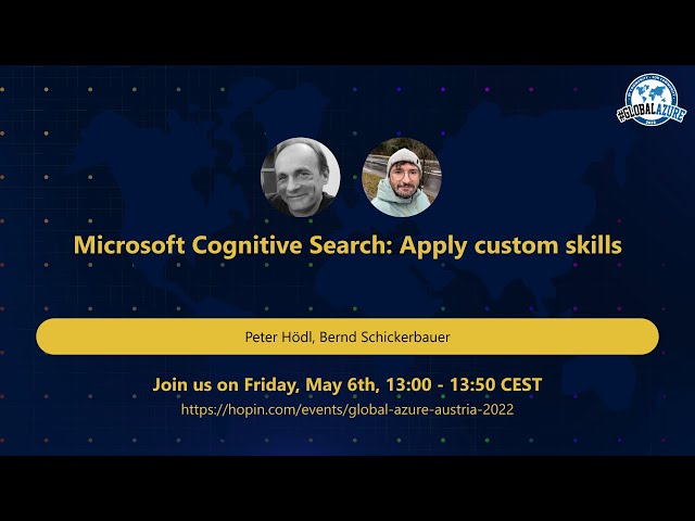 Microsoft Cognitive Search: Apply custom skills
