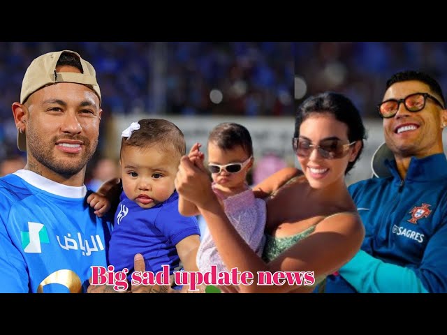 New update! Neymar Jr celebrates with baby daughter! Shameful Cristiano Ronaldo's Gf Georgina