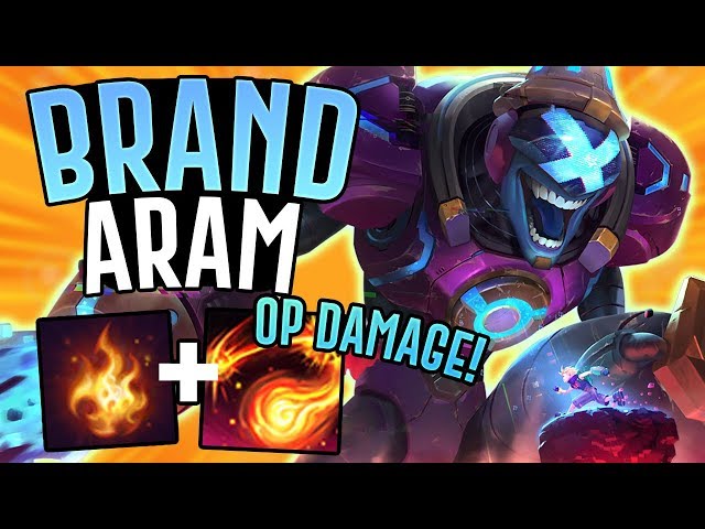 THE HIGHEST DAMAGE CHAMP IN ARAM?! - Brand ARAM - League of Legends