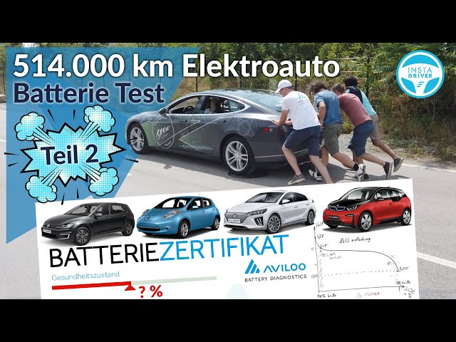 TEIL 2 - 514.000 km Batterie (SOH) Test | Wie lange hält ein Elektroauto