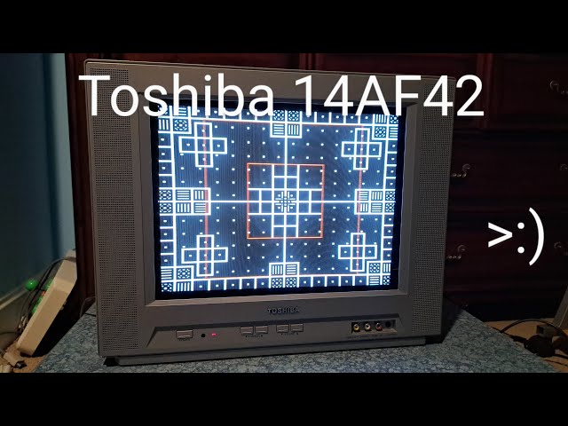 Toshiba 14AF42 Overview, Nice Little CRT TV