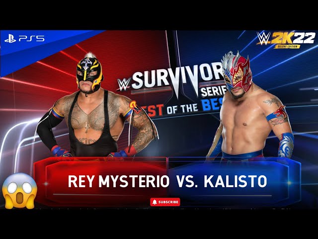 Rey Mysterio vs Kalisto - Fight For Tittle - WWE 2K22