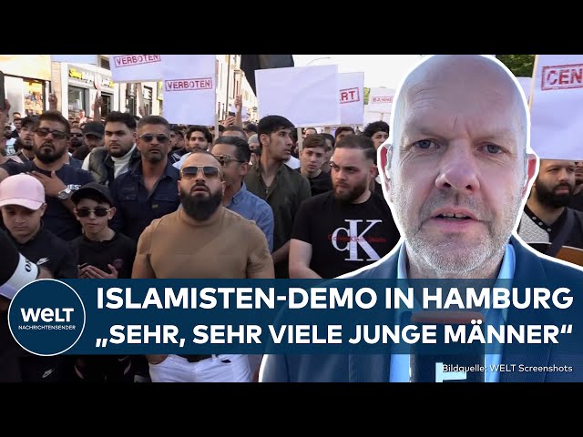 MUSLIM INTERAKTIV: "Das zeigt ja dieses Perfide"! Islamisten fordern Rechtsstaat in Hamburg heraus