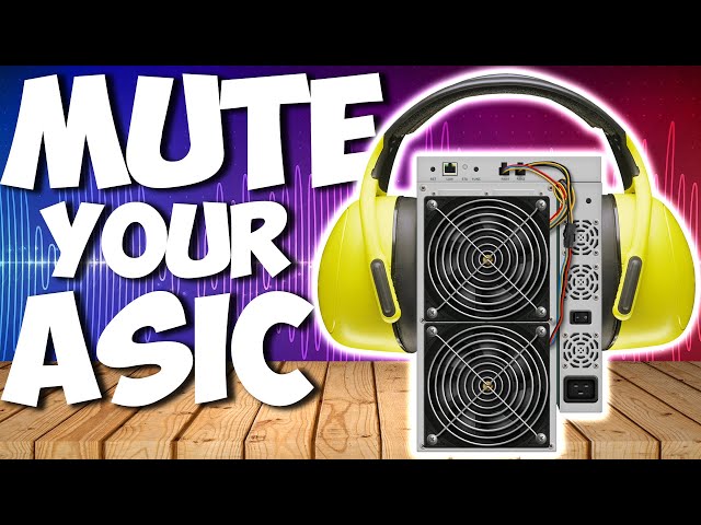 How to REDUCE BITCOIN ASIC Miner NOISE for HOME CRYPTOMINING