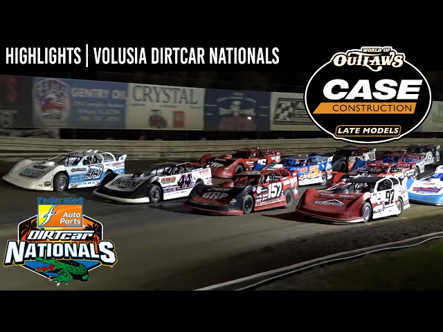 World of Outlaws CASE Late Models | DIRTcar Nationals | February 16, 2024 | HIGHLIGHTS