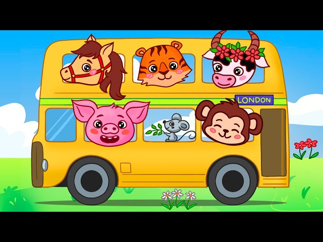 Wheels on the Bus Song | BabyBoo Kids Songs + more Baby Nursery Rhymes