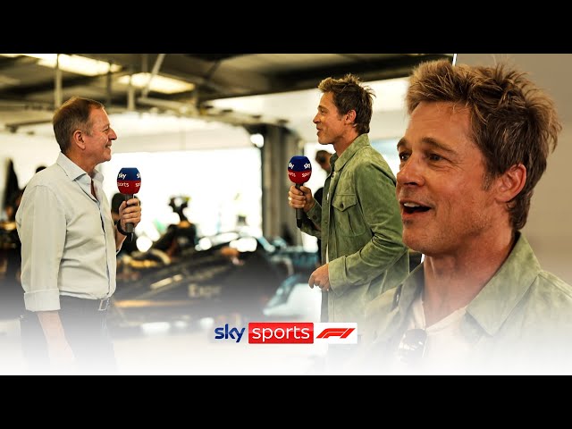 "We've got to get you a cameo!" 😅 | Brad Pitt reveals all about APXGP with Martin Brundle