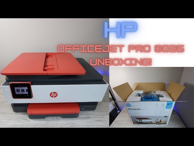 Hp Officejet Pro 8035 - Unboxing, Setup & Review