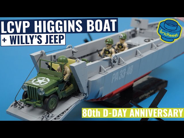 LIMITED EDITION Higgins Boat + Willy's Jeep - COBI 4848 (Speed Build Review)