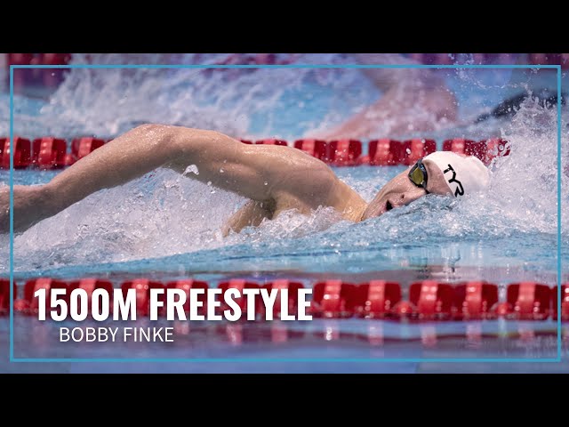 Bobby Finke Starts Meet With Victory in 1500M Freestyle | 2024 TYR Pro Swim Series San Antonio