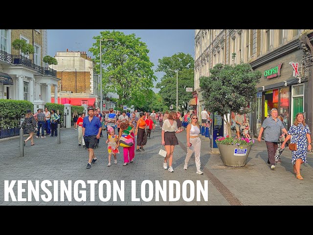 London Walk in Kensington | Most Expensive Neighbourhood in London | London Virtual Walk 4K