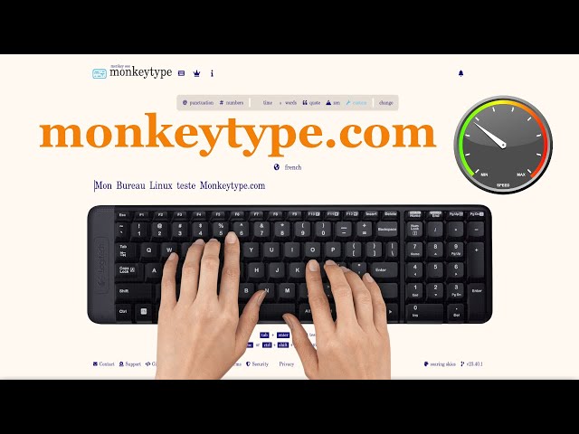 Testez et améliorez votre vitesse de frappes au clavier avec Monkeytype