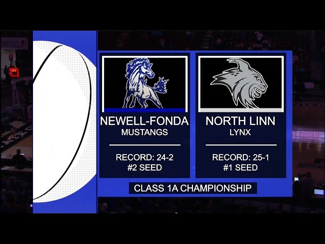 Class 1A - North Linn Lynx vs. Newell-Fonda Mustangs