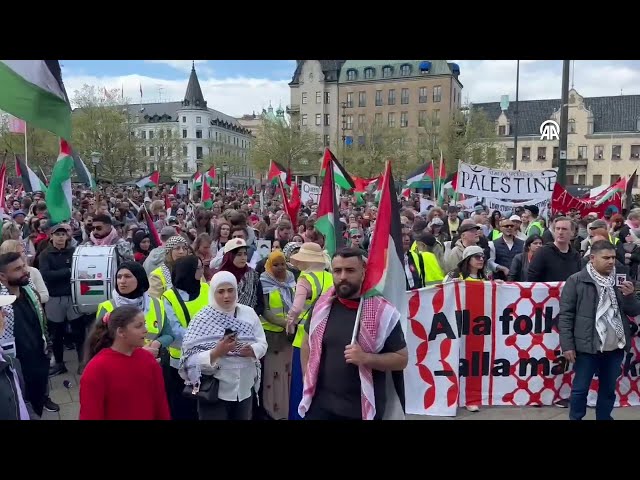 Tens of thousands protest in Malmo against Israel's participation in the Eurovision Song Contest