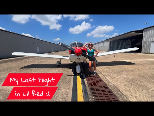 Last Flight In Lil Red | Goodbye To My Piper Cherokee 180! :(