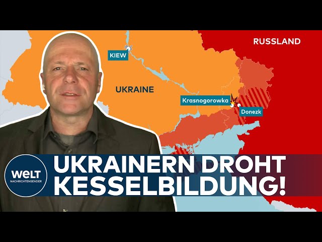 PUTINS KRIEG: „Russen machen jeden Tag kleine Fortschritte“ Ukrainern droht Kesselbildung im Donbass