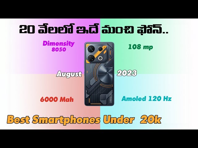 Best Mobiles Under 20,000 | August 2023 | In Telugu