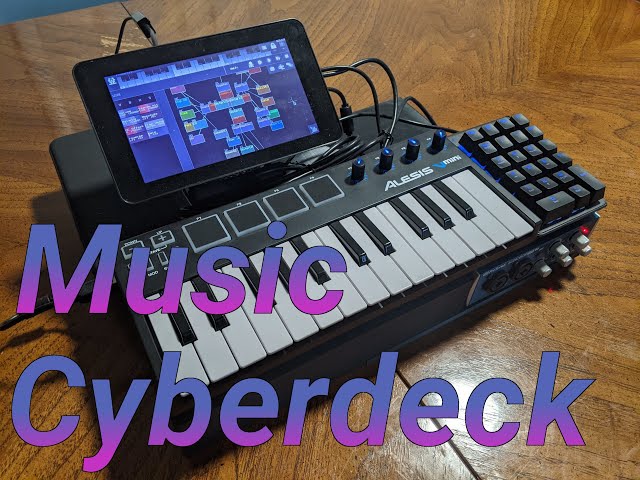 [SunVox/MODEP/Patchbox OS] Raspberry Pi 4 Music Cyberdeck