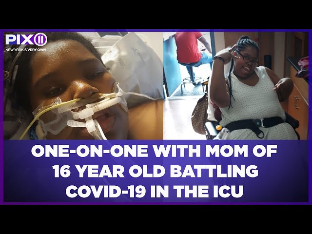 One-on-one with mom of 16 year old battling COVID-19 in ICU