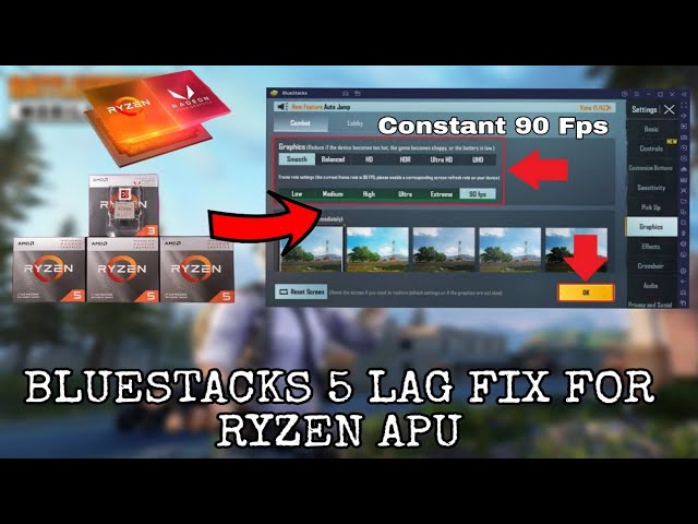 BEST SETTING FOR BLUE STACK 5  | Ryzen APU With Radeon Graphics