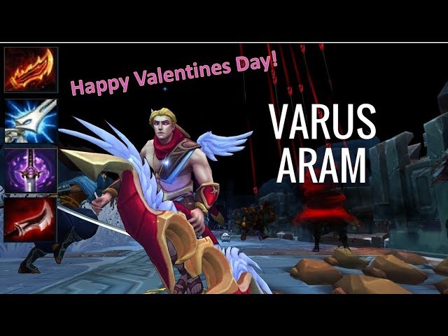 KILLED WITH LOVE! Valentines Day - Heartseeker Varus ARAM - League of Legends