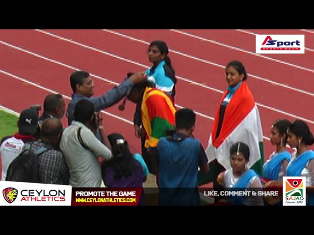 Discuss Throw Girls Finals    l South Asian Junior Athletics Championships 2018