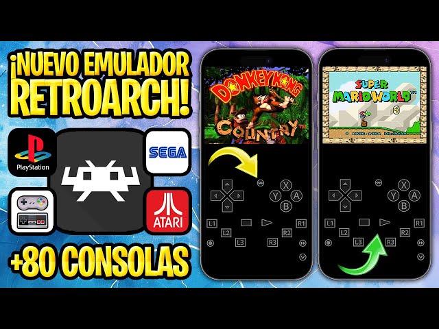 TUTORIAL NO JAILBREAK ✅ HOW TO INSTALL THE RETROARCH EMULATOR WITH MORE THAN 80 CONSOLES (NO PC)