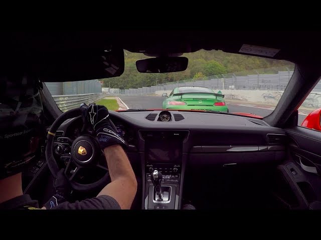 "Beast of the Green Hell" AMG GT R & Manthey-Racing Porsche GT3RS//.