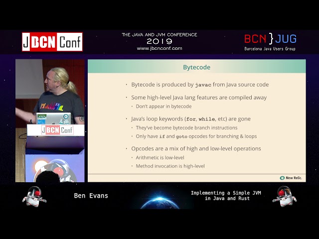 Implementing a Simple JVM in Java and Rust by Ben Evans at JBCNConf'19