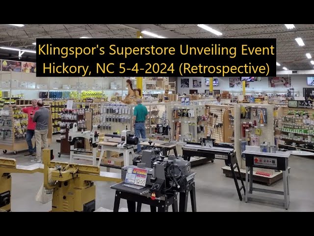 Klingspor's Superstore Unveiling Event, Hickory, NC 5-4-2024 (Retrospective)