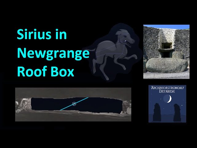 Sirius in Newgrange Roof Box