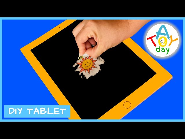 DIY 💡 Antistress Tablet with Planets | How to make a kids fidget toy to learn Solar System Planets
