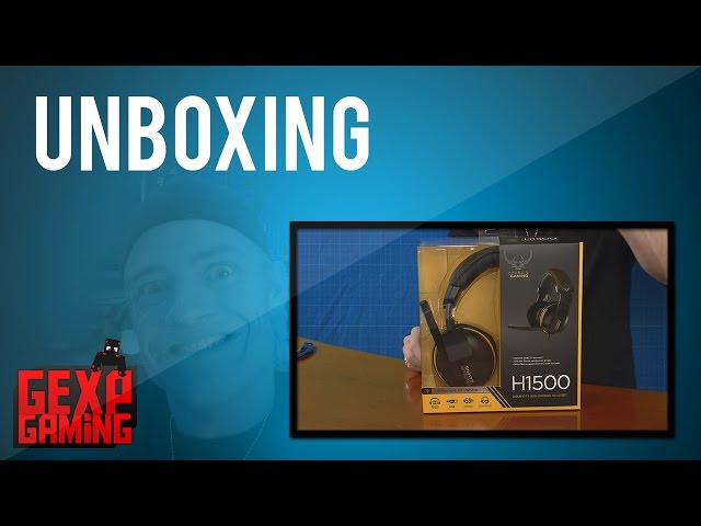 Unboxing og første kig !! - Corsair H1500 headset
