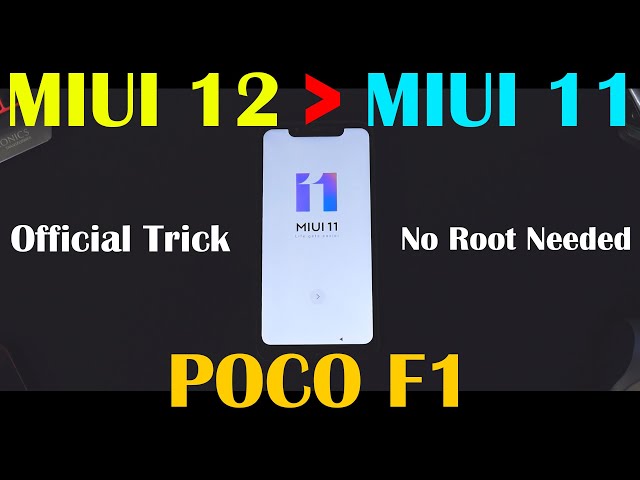 Poco F1 | Dowgrade From Miui 12 To Miui 11 On Locked Bootloader | Step By Step Official Method