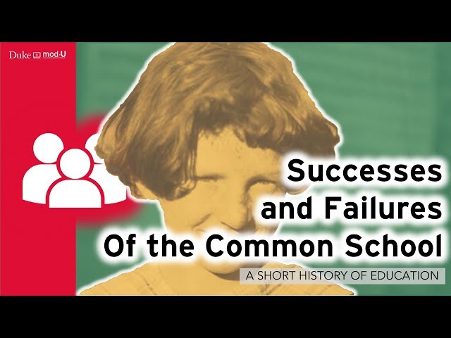 Successes and Failures of the Common School Movement: A Short History of Education