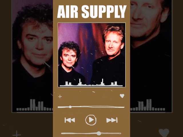 Air Supply 👏 Best Songs Playlist 2024 💙 #airsupply #softrock #shorts #rock