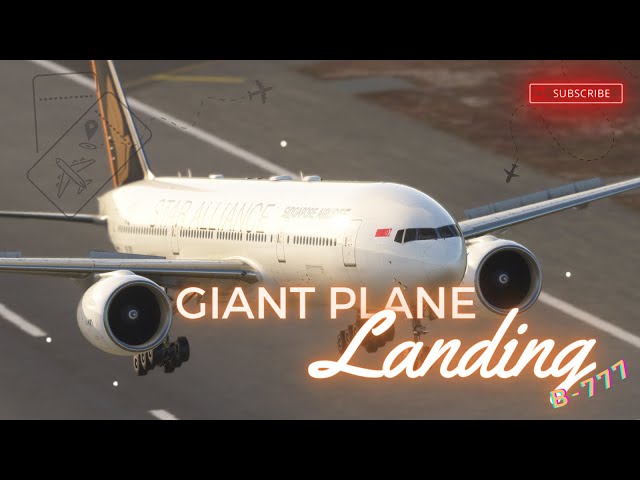 Most LOW Aircraft Flight Landing!! Boeing 777 Singapore Airlines Landing at San Francisco Airport